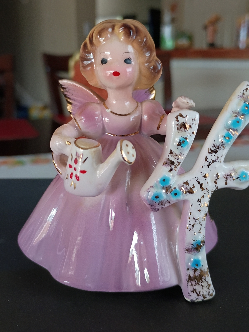 vintage Josef Originals 4th Birthday Girl Angel figurine